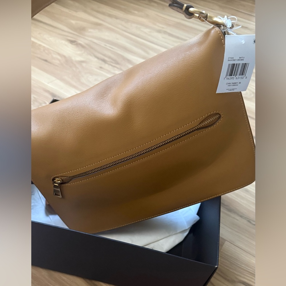 Coach Chain Tabby Shoulder Bag 30 in Honey Brown - Picture 10 of 15